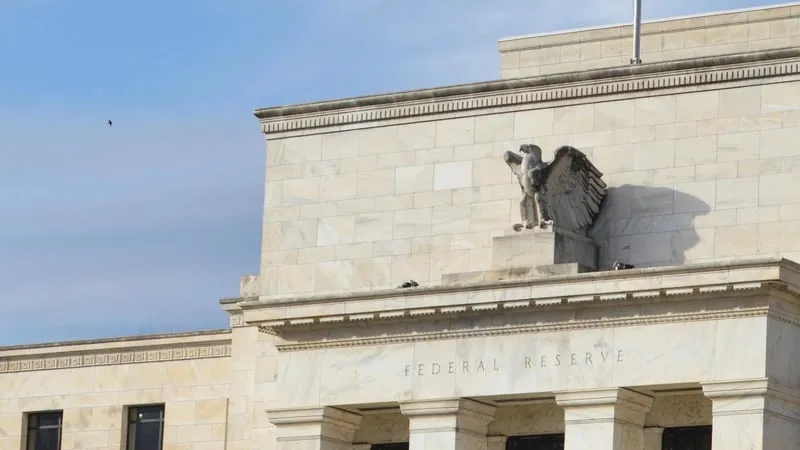 Federal Reserve building representing the joint proposed rulemaking by five US agencies establishing KYC standards for stablecoin issuers under the GENIUS Act