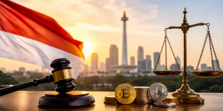 Indonesia crypto influencer regulation announcement graphic