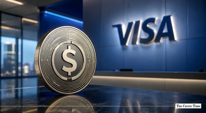 Visa branding alongside the launch of its stablecoin platform