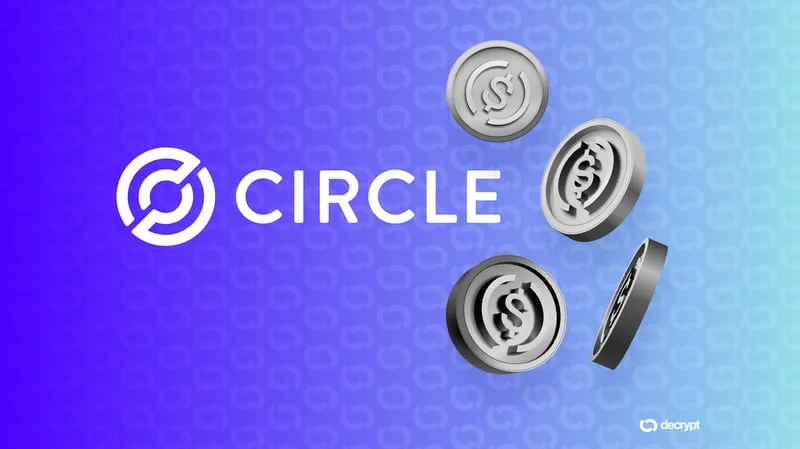 USDC stablecoin logo representing Circle's blockchain patent acquisition
