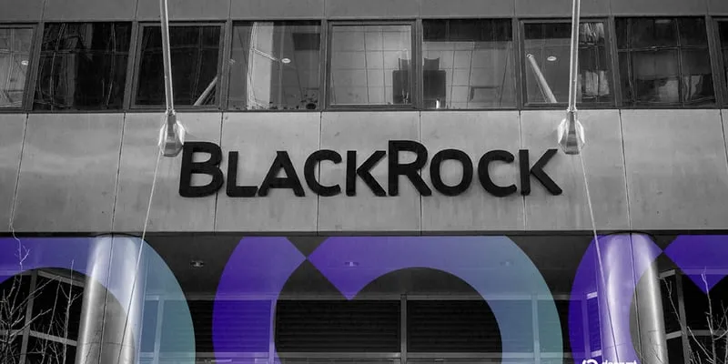 The BlackRock name on the exterior of an office building