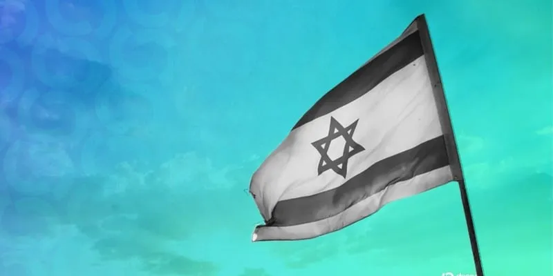 The flag of Israel, representing Bank Leumi's renewed crypto trading plans