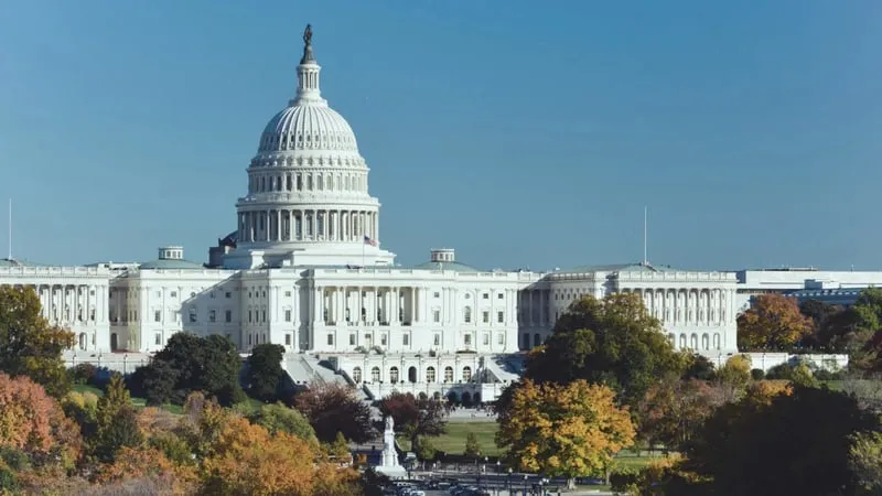 The United States Capitol building in Washington, DC