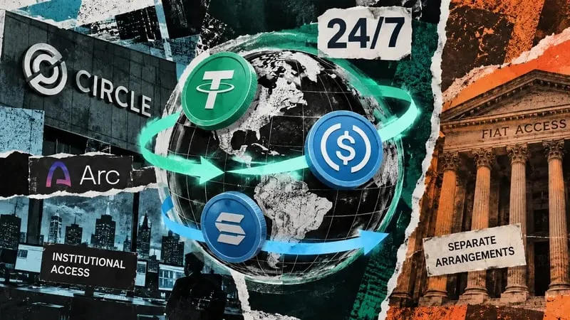 Two stablecoins exchanged and settled simultaneously on an onchain network