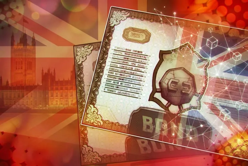 UK government bond pilot settling on a digital ledger