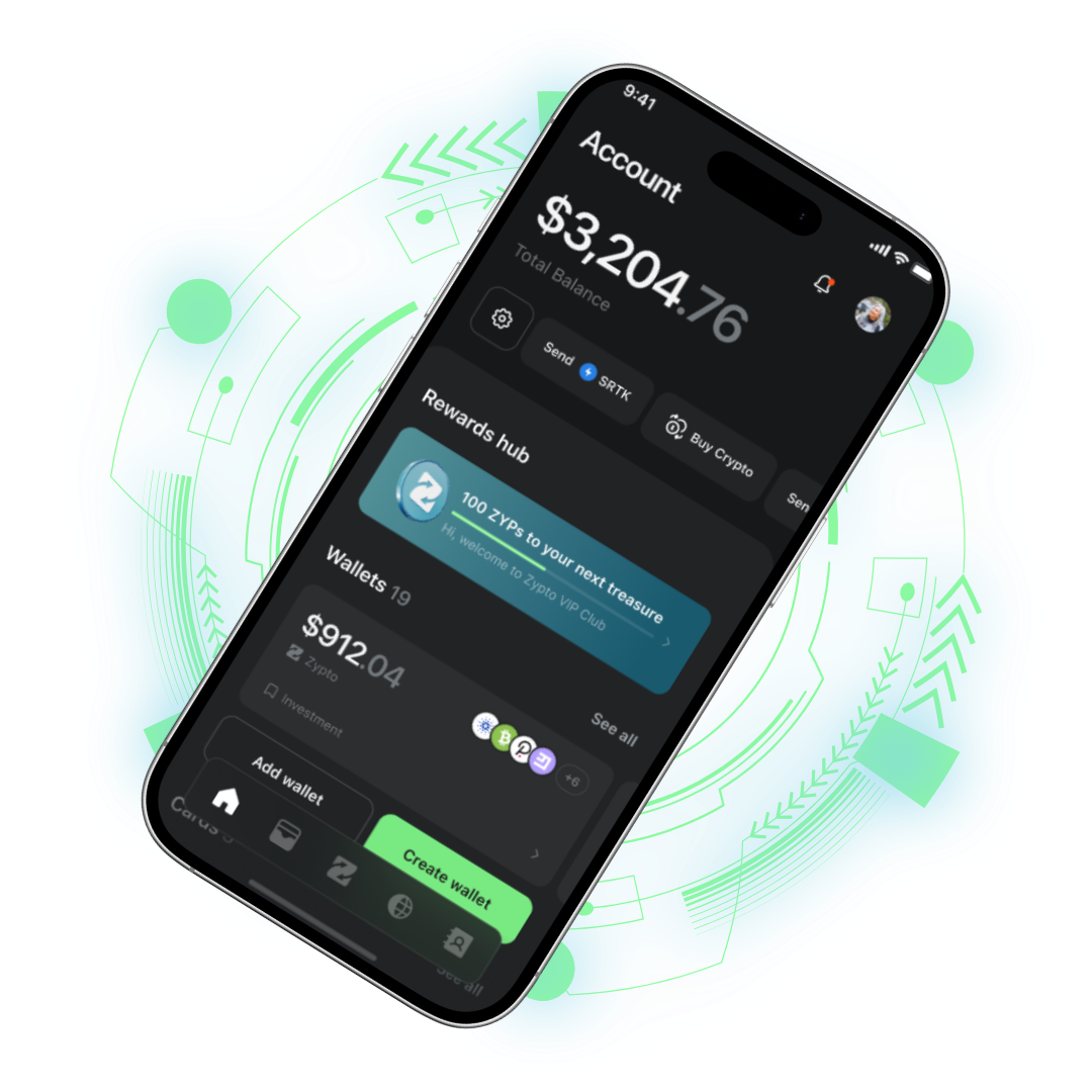 Cross-chain swap inside the Zypto App